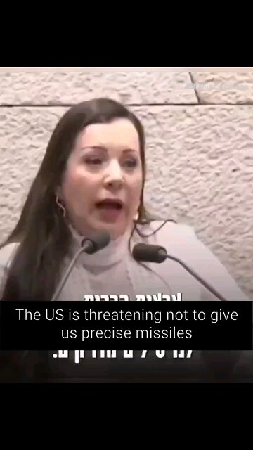 Shrill Zionist Karen threatens to kill more kids if Biden doesn’t give her bombs.