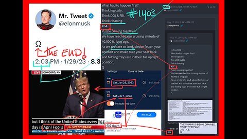🚨HERE WE GO!#64THE END!!!🚨 Brought to you By: DJT && Elon Musk!