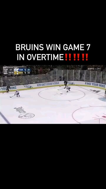 BOSTON BRUNIS WIN IN OT