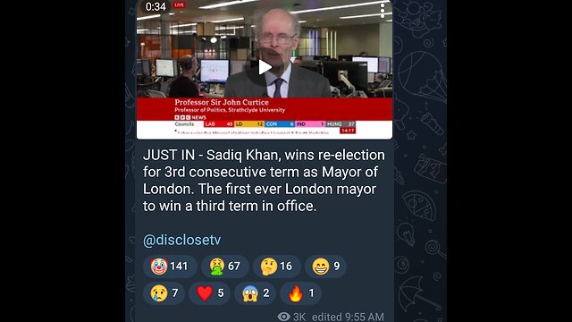 News Shorts: Sadiq Khan Wins Third Mayoral Term