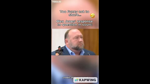 This moment with Alex Jones never gets old!
