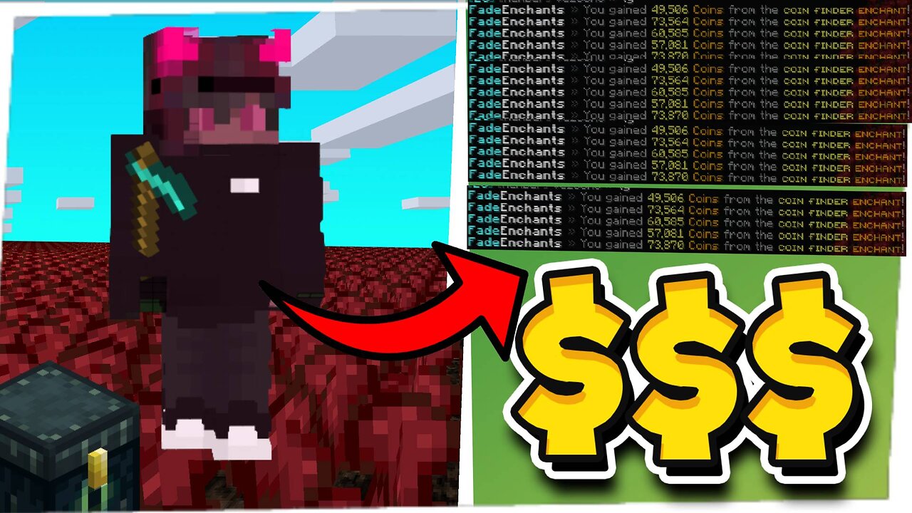 how to DOUBLE your COINS on this INSANE OP SKYBLOCK SERVER!