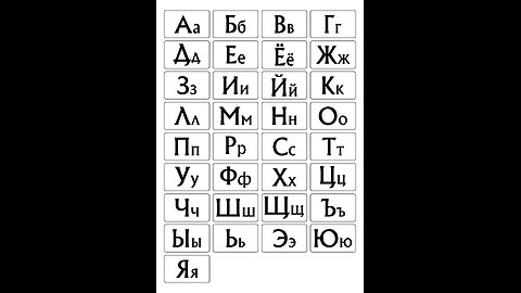 Russian Alphabet (AzBuka) / Русский Алфавит #russia #alphabet #russianalphabet #russianlanguage