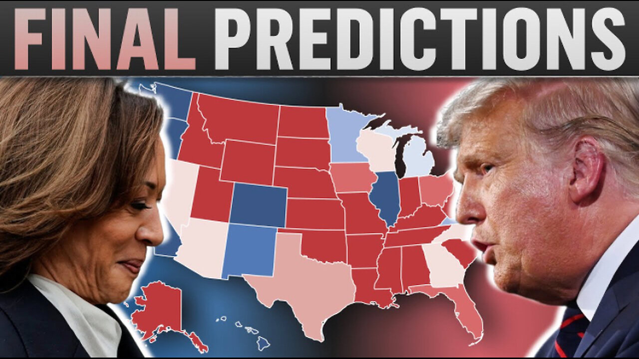 My *FINAL* 2024 Presidential Election Map Prediction