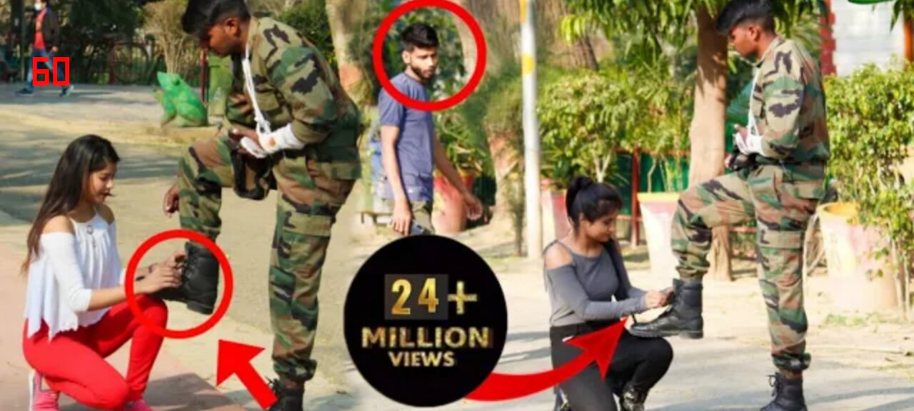 AN INJURED SOLDIER PEOPLE HELP OR NOT || SOCIAL EXPERIMENT || ARMY PRANK IN INDIA