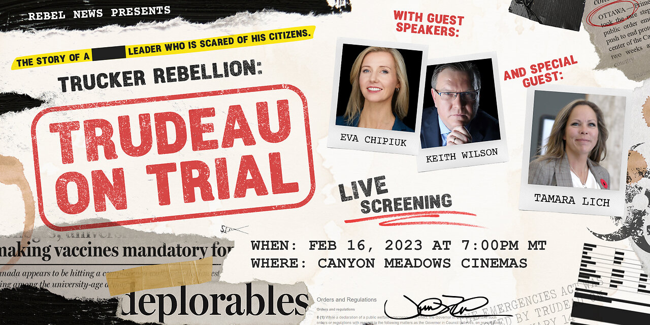 Calgary! Get your tickets to Trucker Rebellion: Trudeau on Trial (Official Trailer #2)