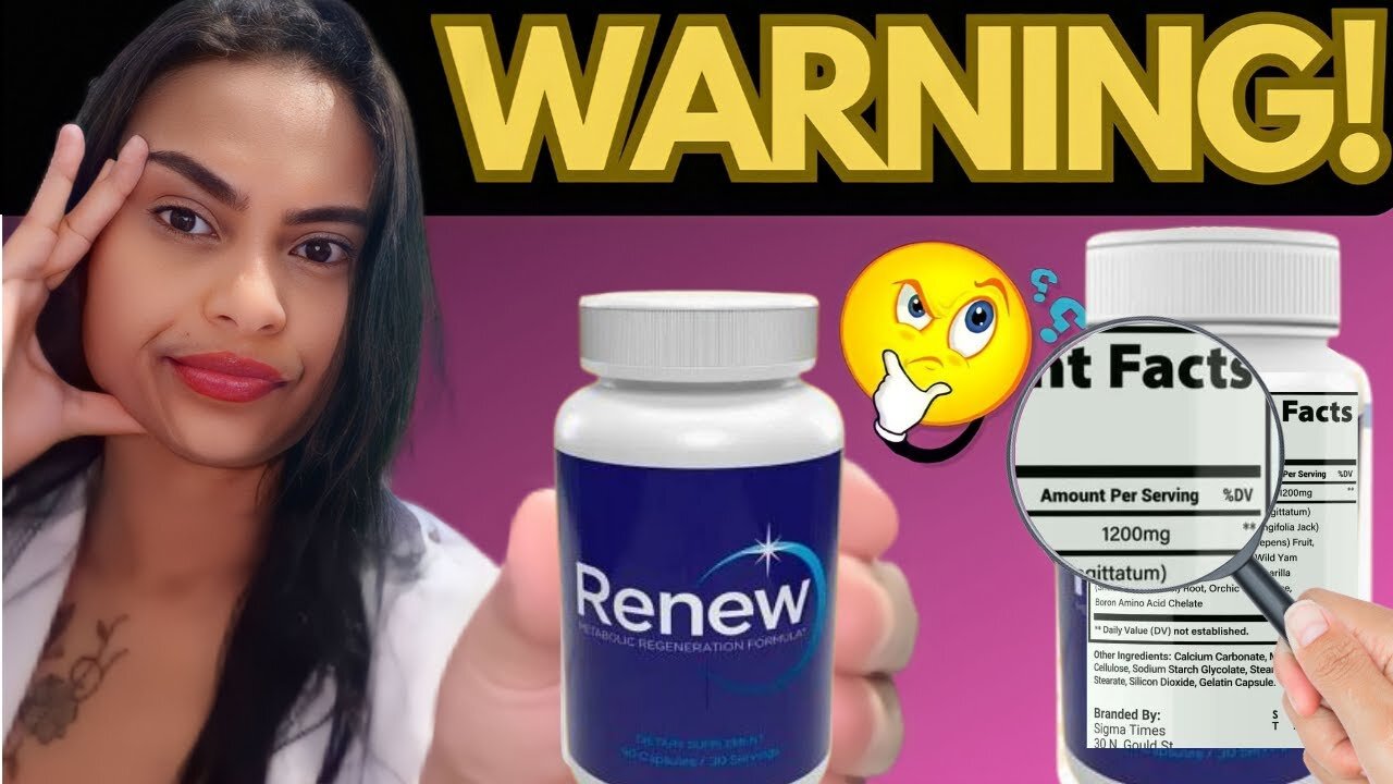 WARNING!⚠️ Renew Weight Loss Reviews – Salt Water Trick – Renew Dietary Supplement