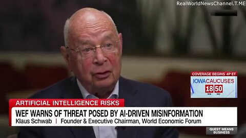 Richard Quest Sits Down With Klaus Schwab at Davos 2024