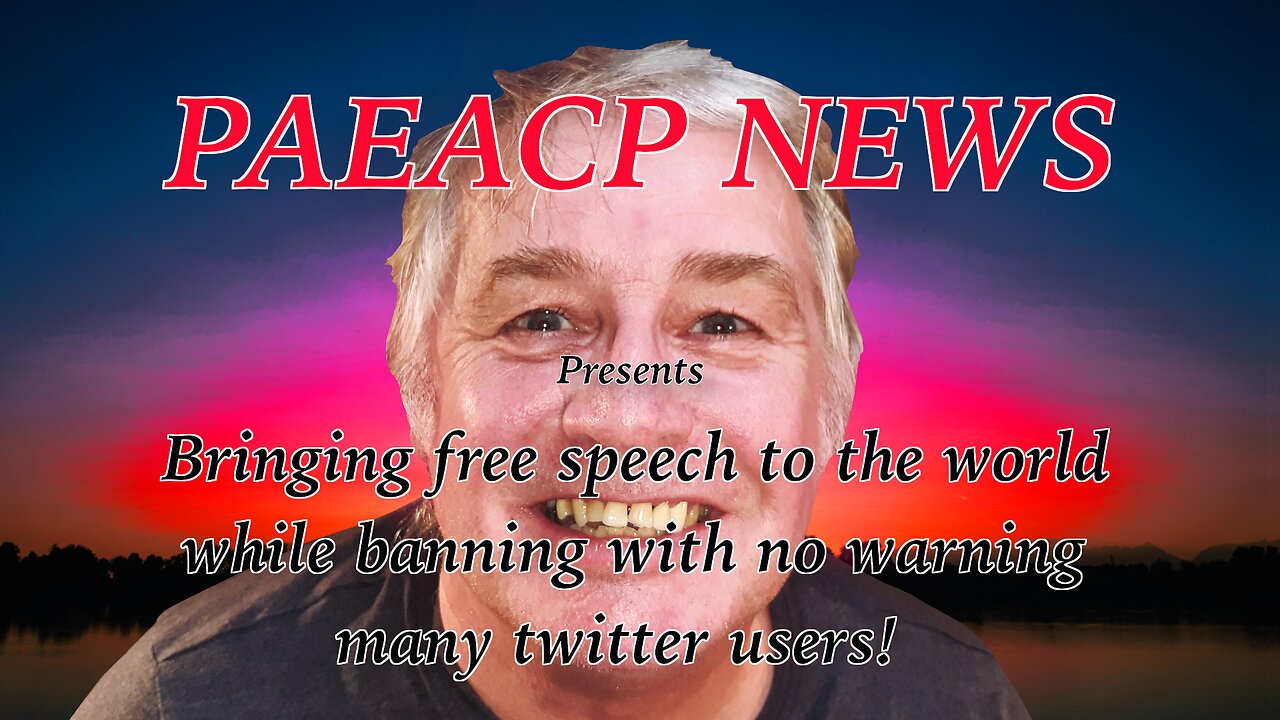 Bringing free speech to the world while banning with no warning many twitter users!