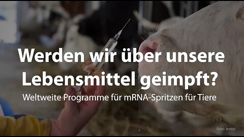 mRNA Injektionen zur Impfung von Nutztieren weltweit