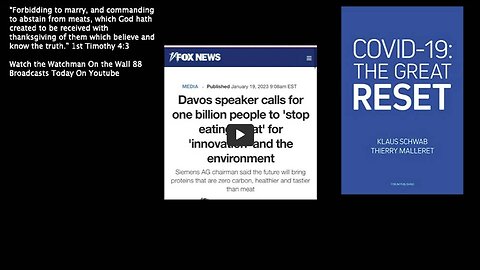 Davos World Economic Forum Speaker Calls for One Billion People to Stop Eating Meat