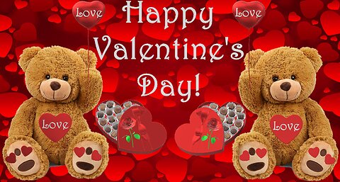 Elvis Presley - Teddy Bear - Happy Valentine's Day - Video card - From Happy Birthday 3D