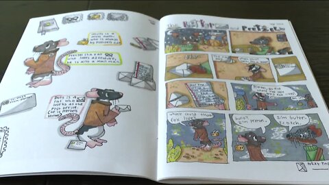 7th-grade cartoonist publishes first comic based on pet rat