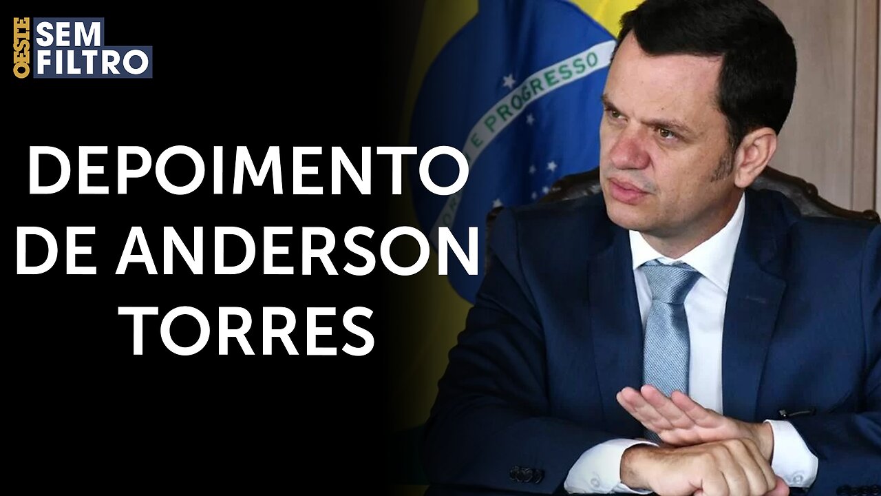 Preso há mais de 20 dias, Anderson Torres presta depoimento à PF | #osf
