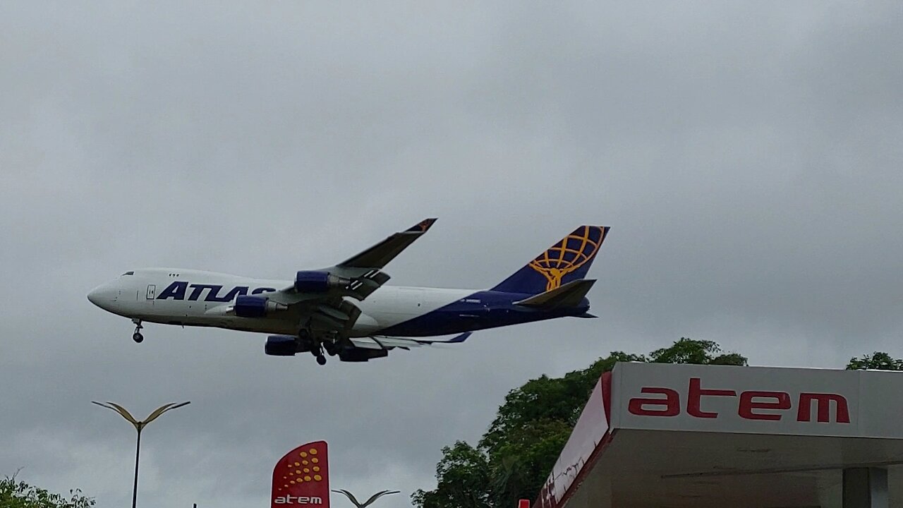 Boeing 747-400ERF N498MC coming from Miami to Manaus 🇺🇲🇧🇷