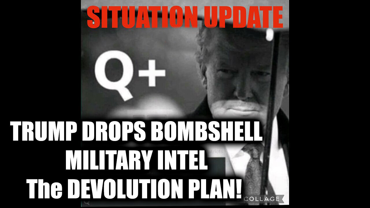 Situation Update 12.2.2024: Trump Drops Bombshell - Military Intel, The Devolution Plan!