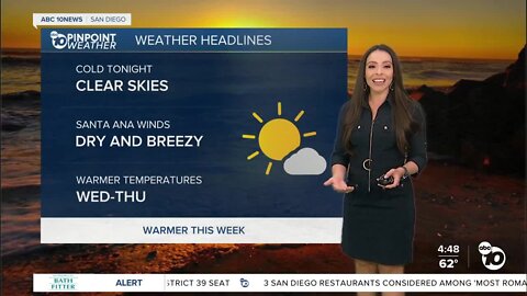 ABC 10News Weather with Meteorologist Angelica Campos