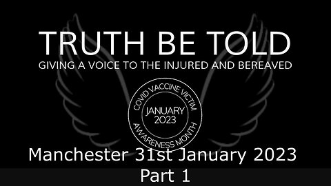 Truth be Told: Manchester 31st January 2023 - Part 1: Adam Rowland