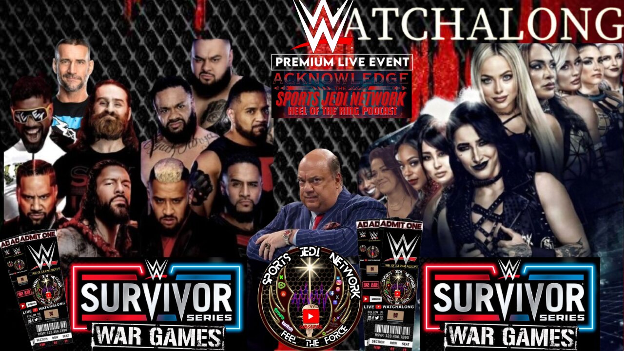 WWE Survivor Series WAR GAMES 2024 LIVE STEAM REACTION Watch Along!