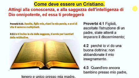 📖 Proverbi 4. Com'è la tua vita sensa la parola, e la volontà di Dio il Signore Yahweh?