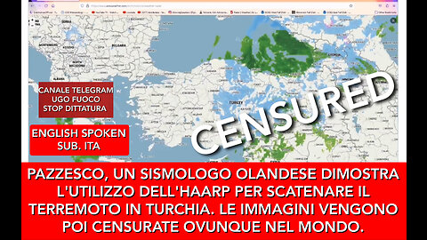 HAARP PER SCATENARE IL TERREMOTO IN TURCHIA. LO DIMOSTRA UN SISMOLOGO OLANDESE.