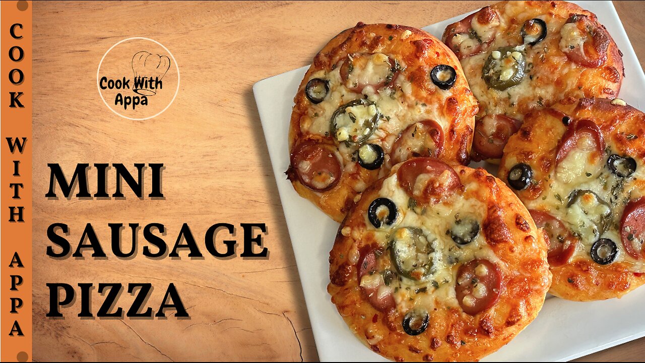 Mini Sausage Pizza | Mini Sausage Pie | Sausage Pizza Minis | Sausage Bites | Micro Meaty Pizza