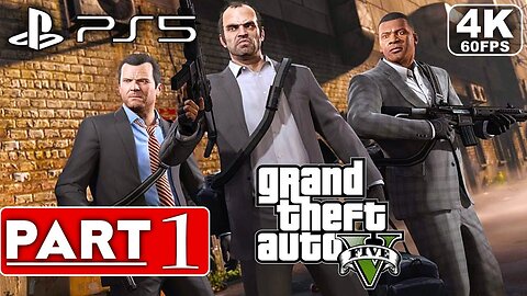 GTA 5 PS5 Gameplay Walkthrough Part 1 FULL GAME [4K 60FPS RAY TRACING] - No Commentary