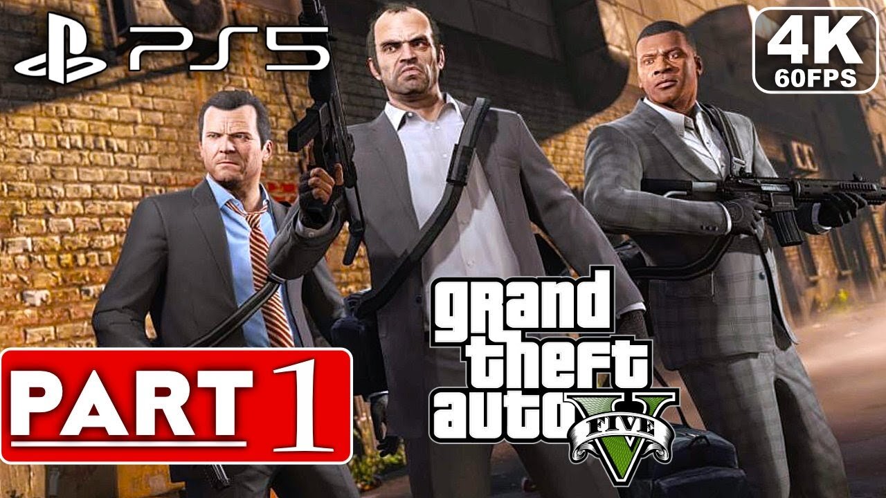 GTA 5 PS5 Gameplay Walkthrough Part 1 FULL GAME [4K 60FPS RAY TRACING] - No Commentary