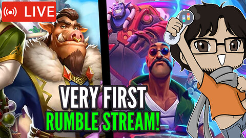 🔴LIVE - RUMBLE DEBUT STREAM! (The Bazaar & Hearthstone Battlegrounds) -12.3-