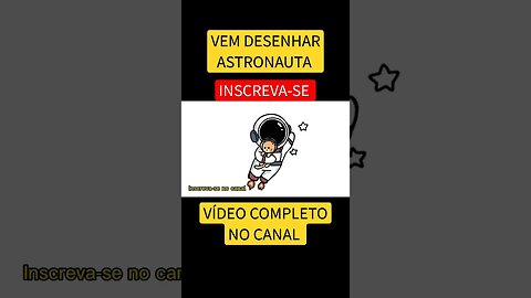 COMO DESENHAR ASTRONAUTA KAWAII FÁCIL #desenho #shorts #desenhofacil #desenholivre #astronauta