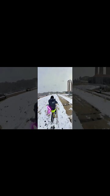 4k Virtual Tour ON FIRE at Carol Park - WINTER RIDE | Ambiental mix | 🇷🇴