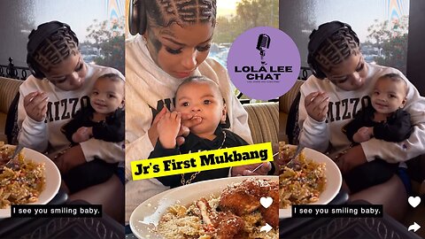 Chrisean and Chrisean JR's first mukbang at The Cheesecake Factory! 04.25.2024