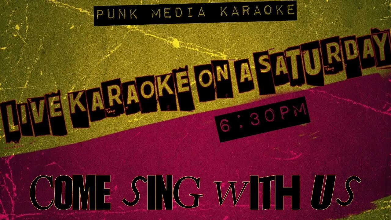 LIVE KARAOKE: COME SING WITH US