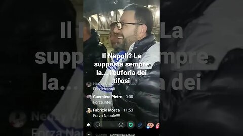 Il #Napoli? La supposta sempre la... l'euforia dei tifosi