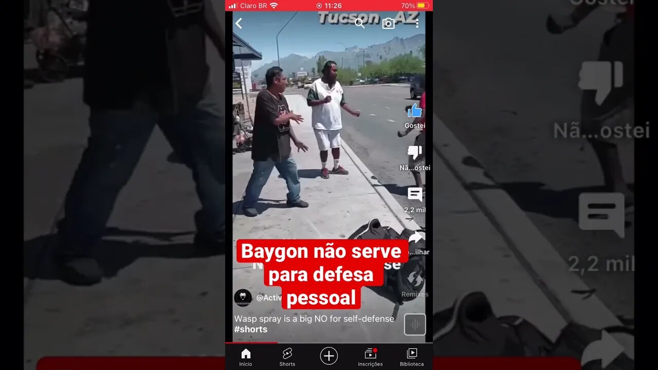 Baygon na defesa pessoal?