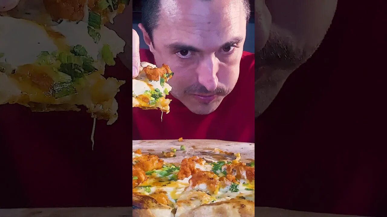 Man Eating Hot Chicken Pizza Can't Stop Farting