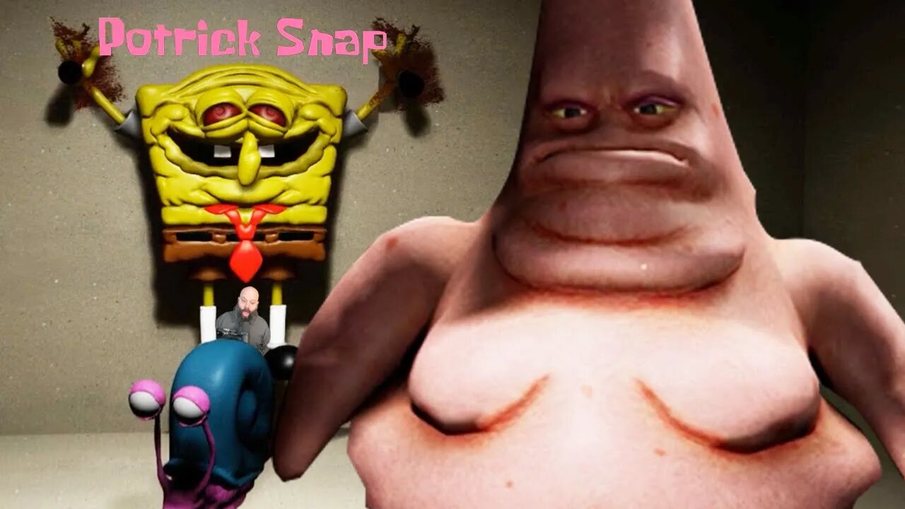 cursed spongebob game - Potrick Snap