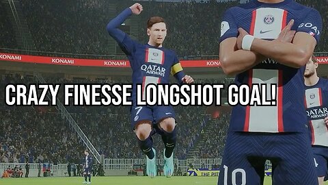 CRAZY FINESSE LONGSHOT GOAL with Lionel MESSI in eFootball 2023 Dream Team Online!