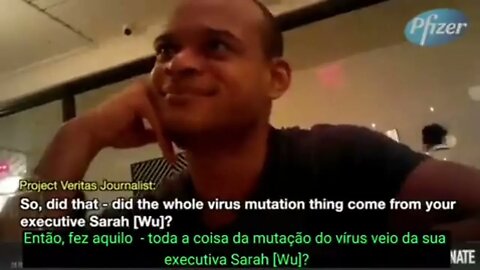 Jordon Tristan Walker, Diretor da Pfizer é flagrado falando sobre manipular o vírus do C-19