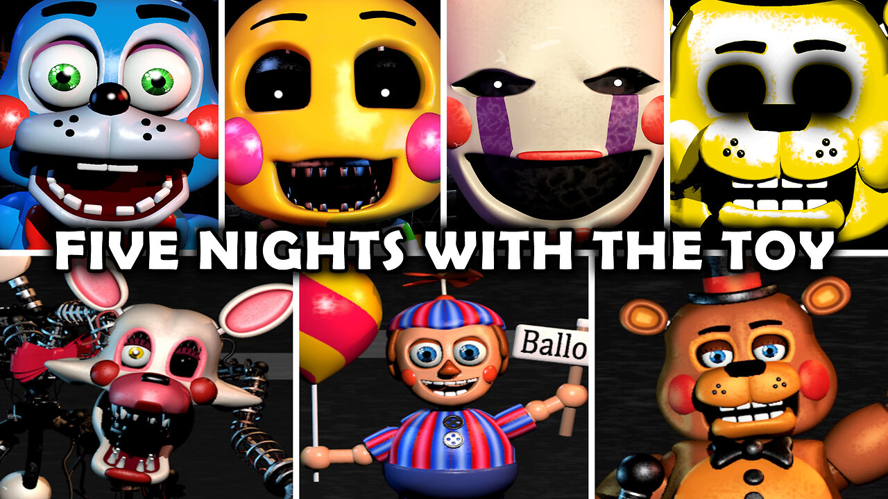 Five Nights with the Toys 2024 - All Jumpscares & Extras Mode