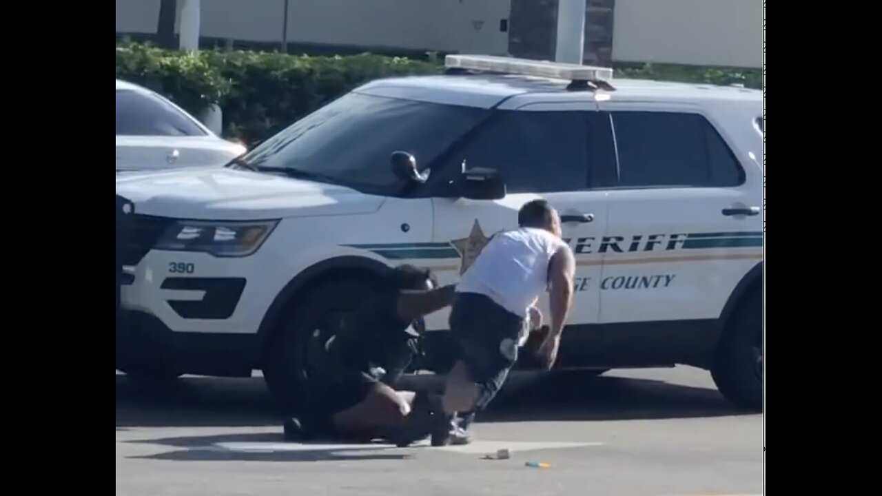 Man Tries to Evade Police by doing... A Cartwheel! (Sometimes just has to be done)