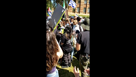 isrealis trying to start fights at UCLA