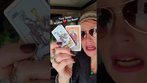 Tiny Tarot: Real Love? ❤️ #crystinasmart #lowkeymagickal #tinytarot #tarot #abundance