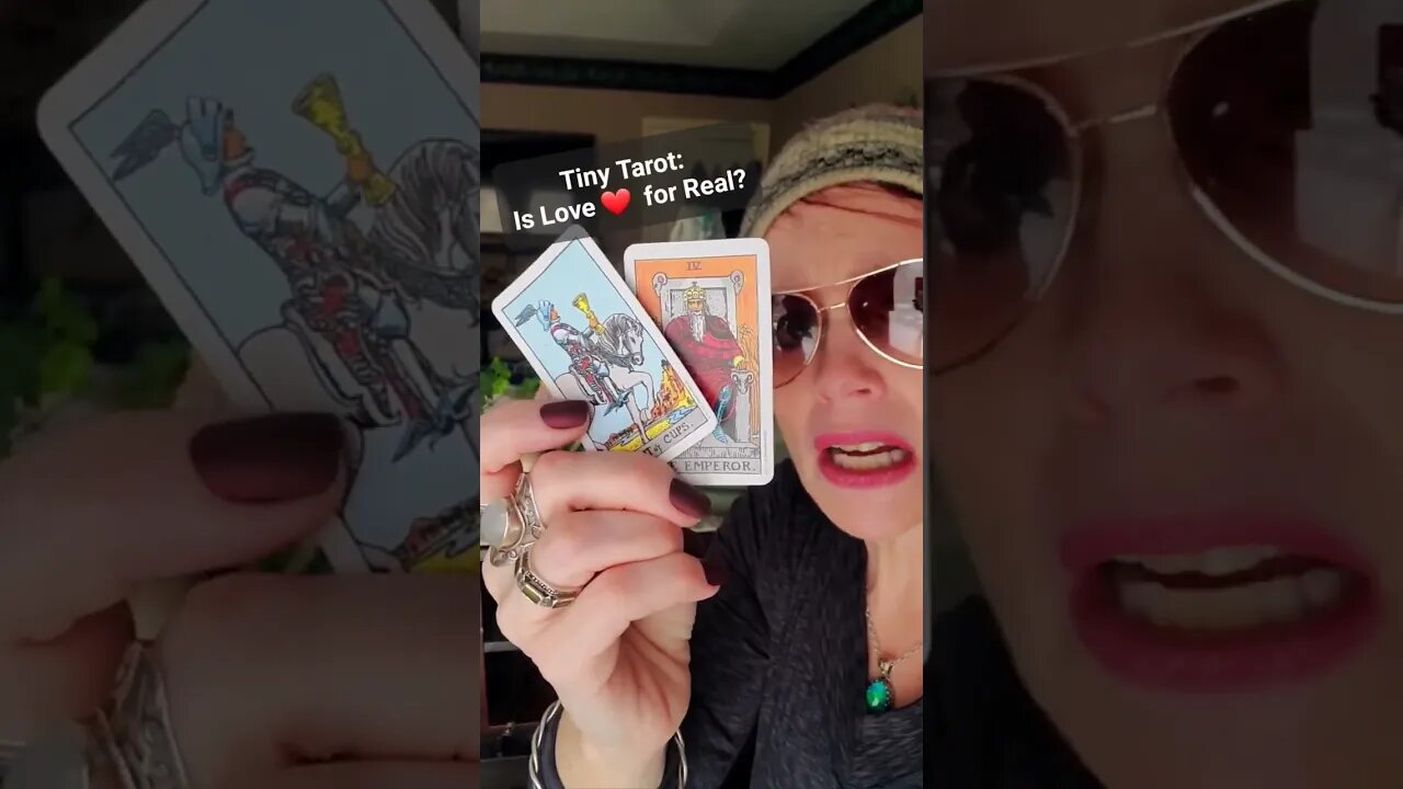 Tiny Tarot: Real Love? ❤️ #crystinasmart #lowkeymagickal #tinytarot #tarot #abundance