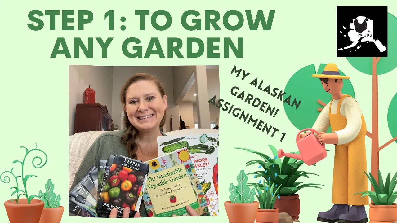 Step 1 of Gardening in Alaska | Assignment 1 of gardening #alaska #gardening #homestead #howto 2023