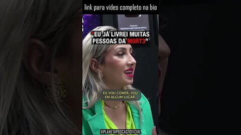 “NINGUÉM IA TIRAR AQUELE ESPÍRITO DE MIM” - Chaline Grazik | Planeta Podcast (Sobrenatural) #shorts
