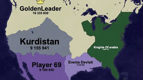 Territorial.io: Timelapse: Who Will Win America?