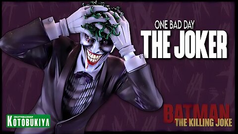 Kotobukiya Batman The Killing Joke The Joker One Bad Day ARTFX 1:6 Scale Statue @TheReviewSpot
