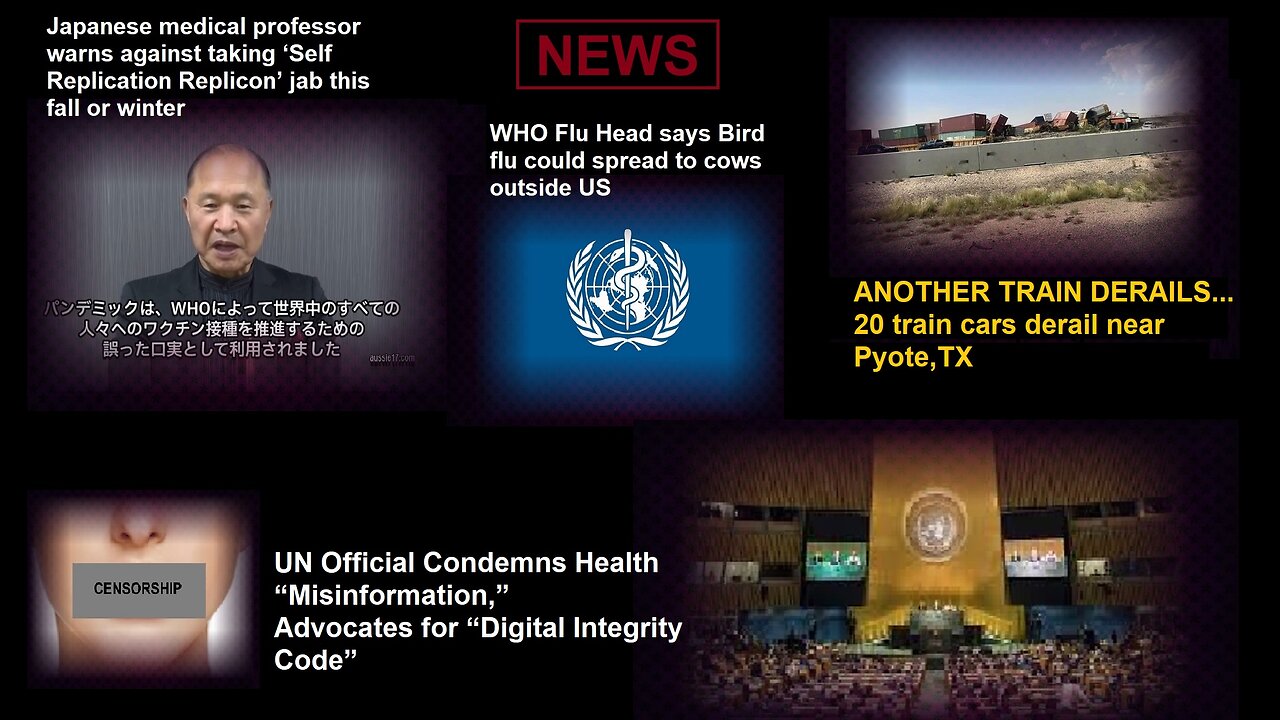 Medical Professor Warns of New Jab, 20 Train Cars Derails, UN: Digital Integrity Code, More