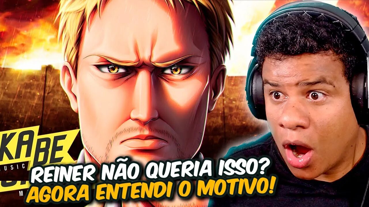 REINER BRAUN (Shingeki no Kyojin) - BLINDADO CONTRA O MUNDO | Okabe | React Anime Pro